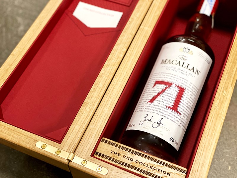 The Macallan 71 Years – La Collezione Rossa (The Red Collection)