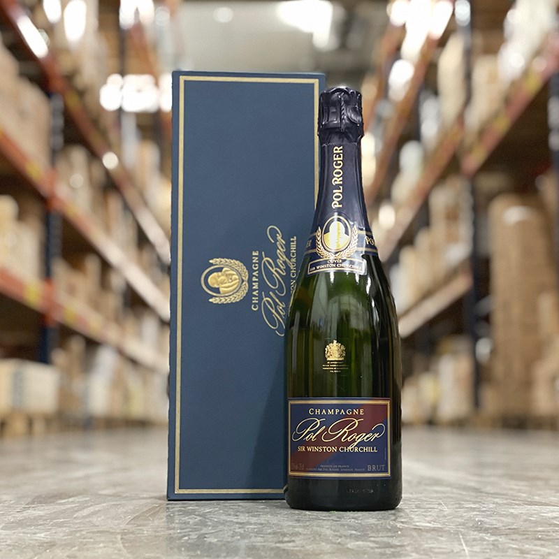 La cuvée di prestigio Sir Winston Churchill è disponibile in una bellissima confezione regalo